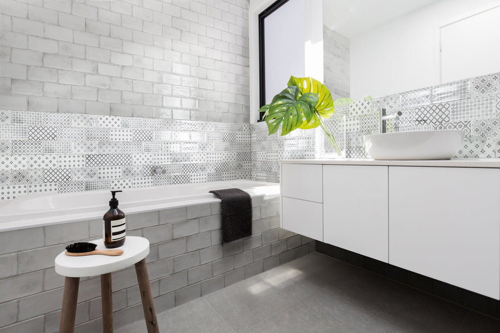 Vita Wall Tile and Patterned Wall Tile Mix