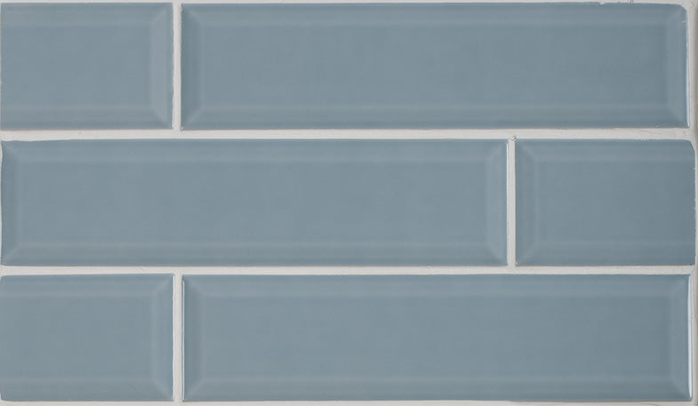 City Aqua Bevelled Edge 75 x 300mm