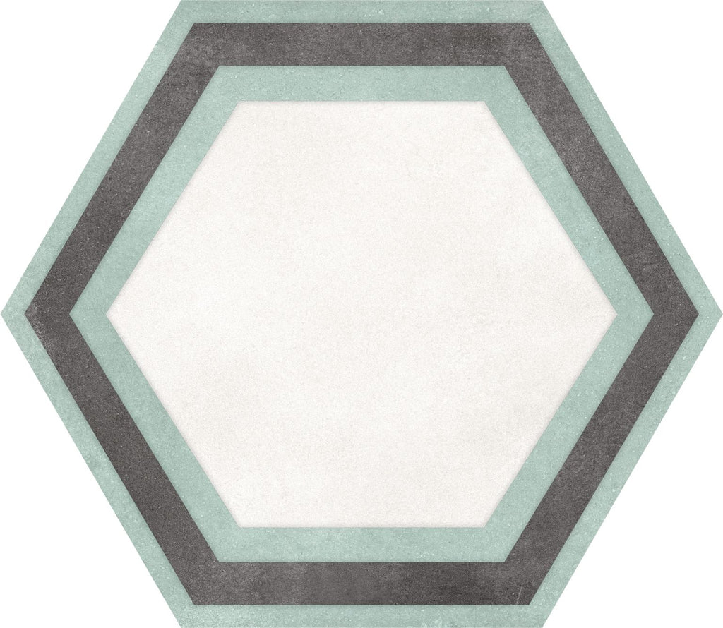 Hexa Green Framed